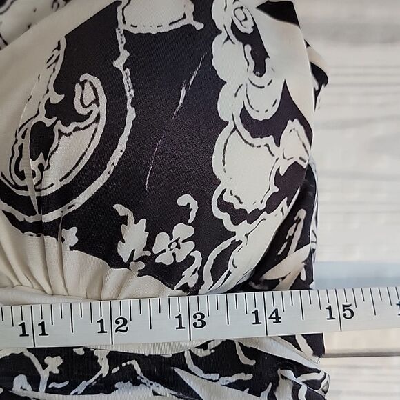 Unbranded Summer Halter Dress In Black And White Womens Size M - Picture 9 of 10